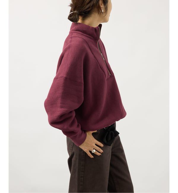 VERMEIL par iena「TICCA ティッカ ダウニー裏毛ZIPプルオーバー 263426291」|Tシャツ・カットソー|
