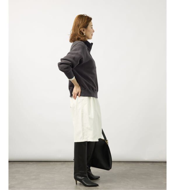 VERMEIL par iena「TICCA ティッカ ダウニー裏毛ZIPプルオーバー 263426291」|Tシャツ・カットソー|