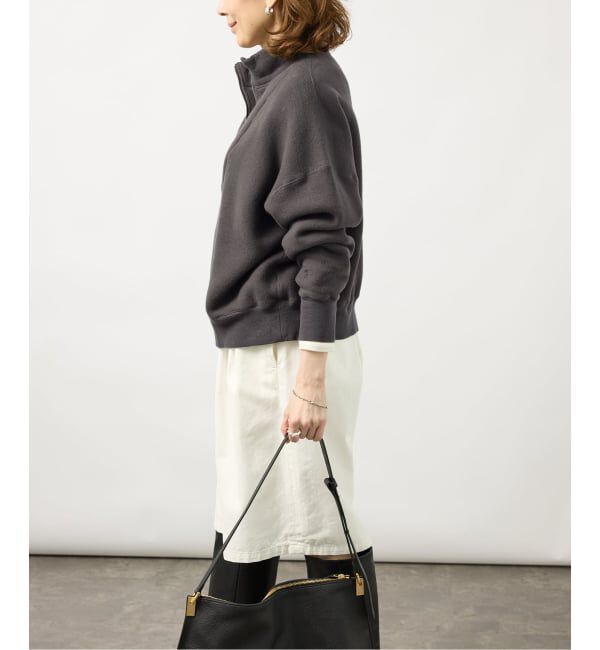 VERMEIL par iena「TICCA ティッカ ダウニー裏毛ZIPプルオーバー 263426291」|Tシャツ・カットソー|