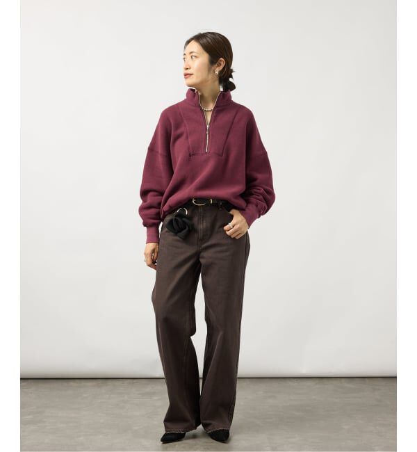 VERMEIL par iena「TICCA ティッカ ダウニー裏毛ZIPプルオーバー 263426291」|Tシャツ・カットソー|