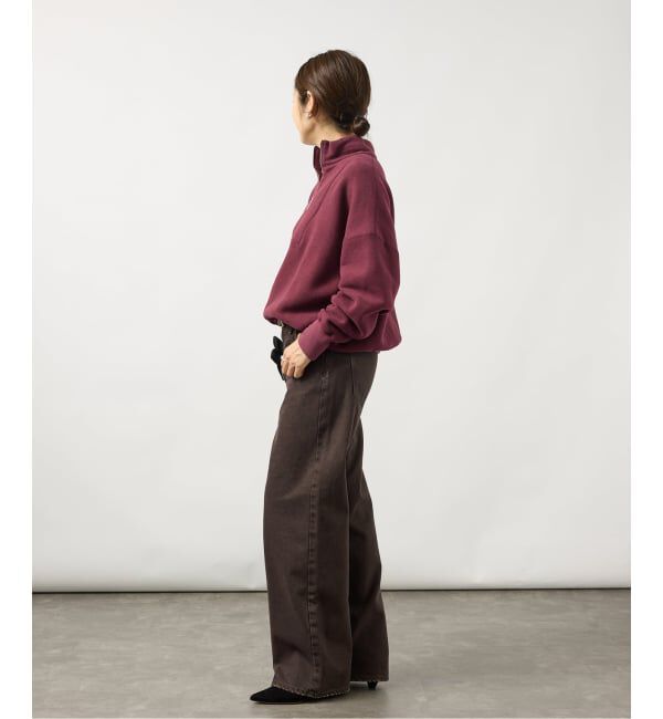 VERMEIL par iena「TICCA ティッカ ダウニー裏毛ZIPプルオーバー 263426291」|Tシャツ・カットソー|