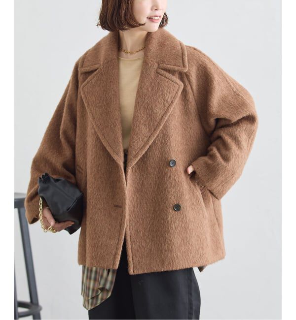 journal standard L'essage「《予約》BALLI シャギーダブルコート」|その他|