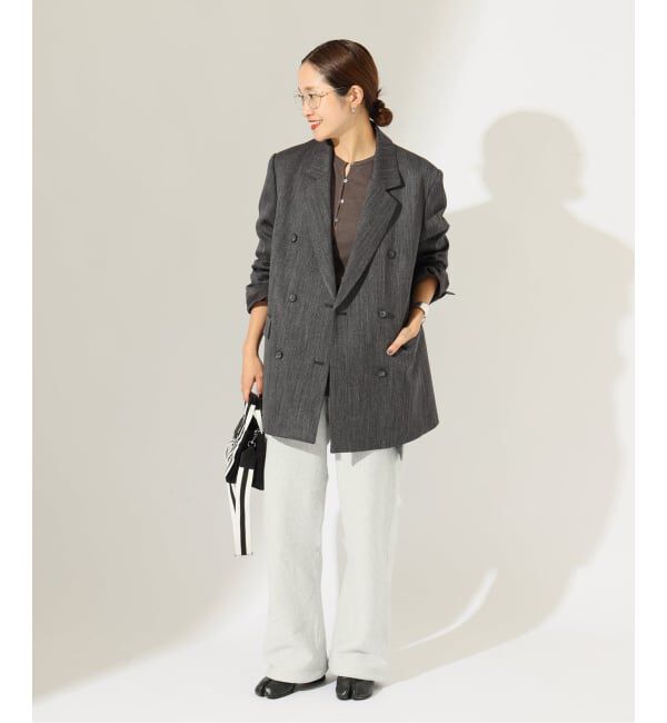 JOURNAL STANDARD「SATIN TWEED ジャケット」|テーラードジャケット|