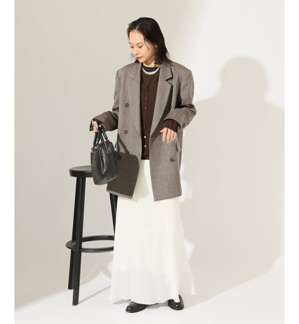 JOURNAL STANDARD「SATIN TWEED ジャケット」|テーラードジャケット|