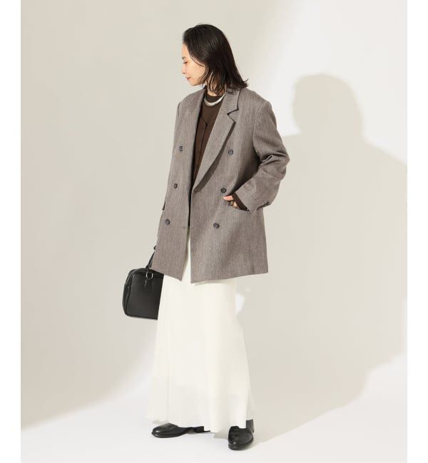 JOURNAL STANDARD「SATIN TWEED ジャケット」|テーラードジャケット|