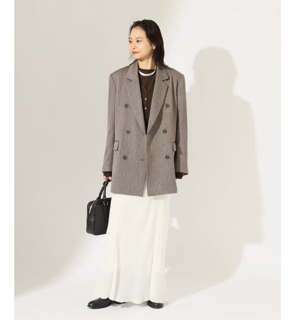 JOURNAL STANDARD「SATIN TWEED ジャケット」|テーラードジャケット|