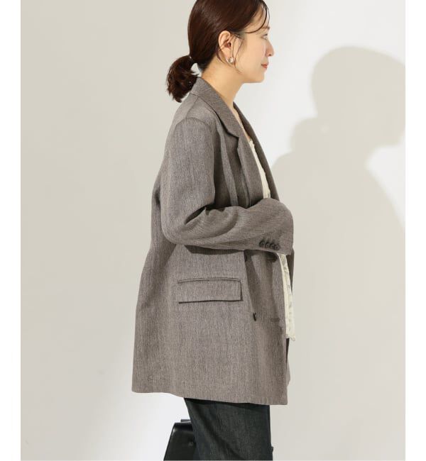 JOURNAL STANDARD「SATIN TWEED ジャケット」|テーラードジャケット|