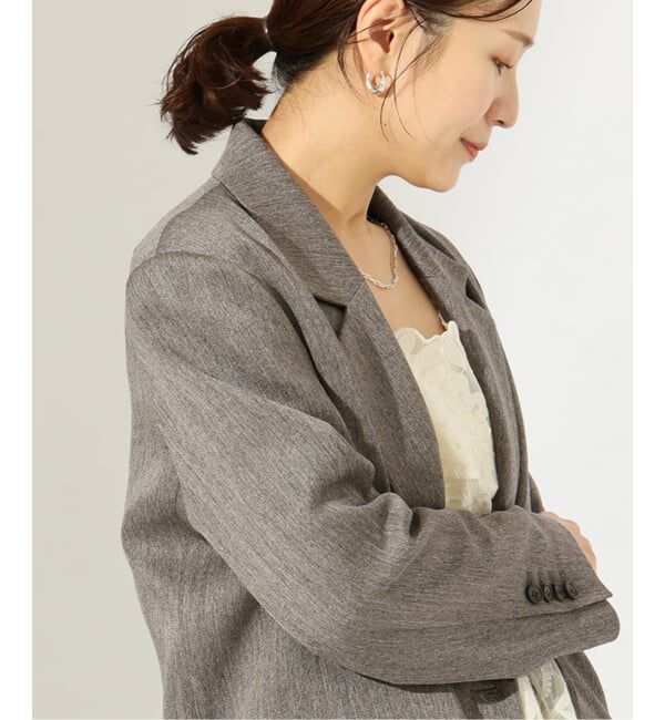 JOURNAL STANDARD「SATIN TWEED ジャケット」|テーラードジャケット|