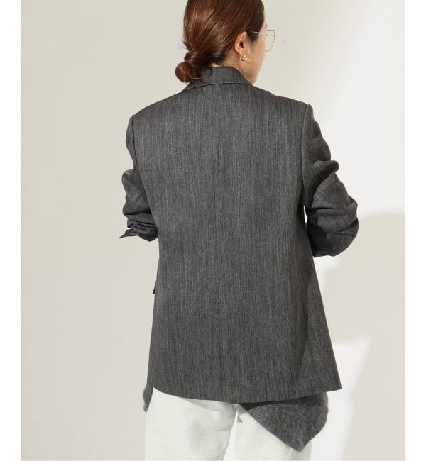 JOURNAL STANDARD「SATIN TWEED ジャケット」|テーラードジャケット|