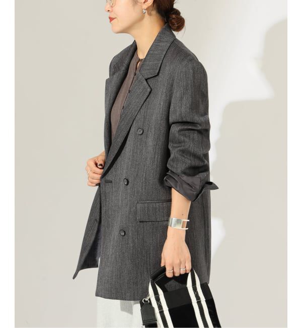 JOURNAL STANDARD「SATIN TWEED ジャケット」|テーラードジャケット|