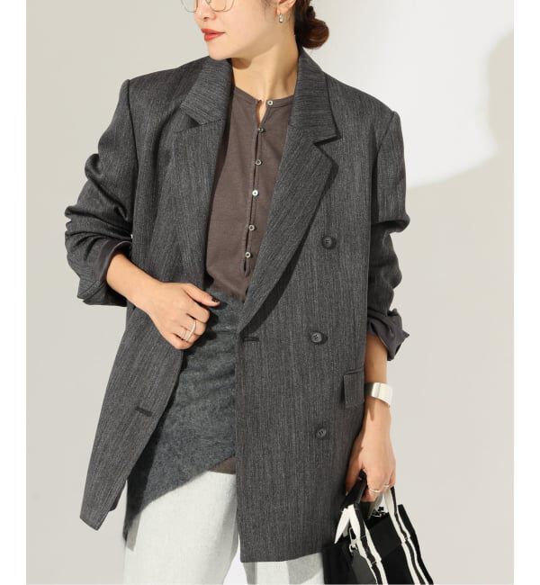 JOURNAL STANDARD「SATIN TWEED ジャケット」|テーラードジャケット|