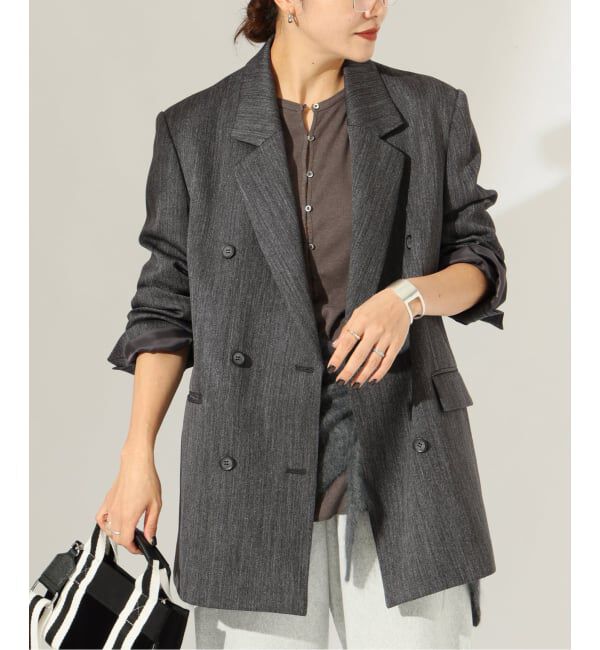 JOURNAL STANDARD「SATIN TWEED ジャケット」|テーラードジャケット|