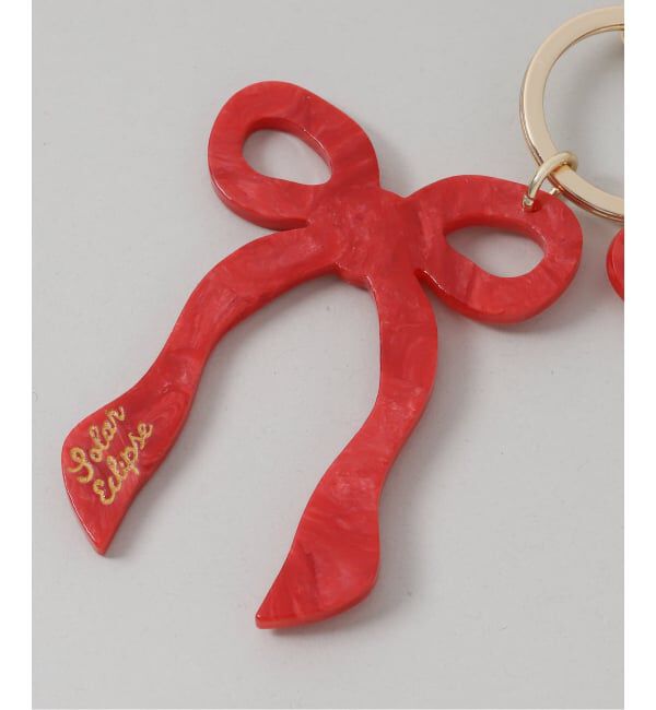 journal standard L'essage「《追加予約》Solar Eclipse/ソーラーエクリプス COQUETTE BOW CHARM チャーム」|キーケース|