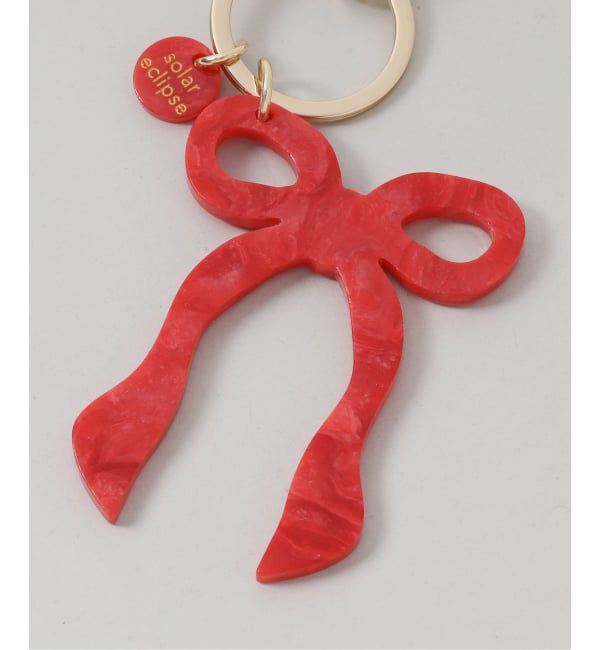 journal standard L'essage「《追加予約》Solar Eclipse/ソーラーエクリプス COQUETTE BOW CHARM チャーム」|キーケース|
