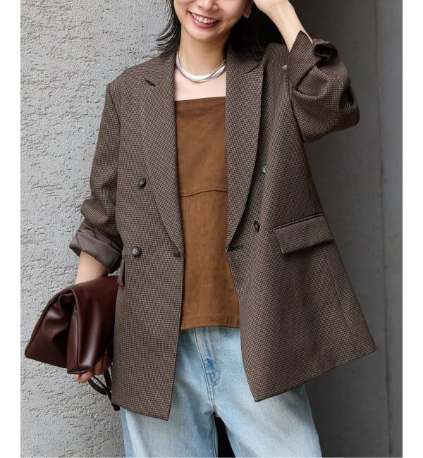 JOURNAL STANDARD「《追加2》ウールライクストレッチジャケット」|テーラードジャケット|ブラウン A