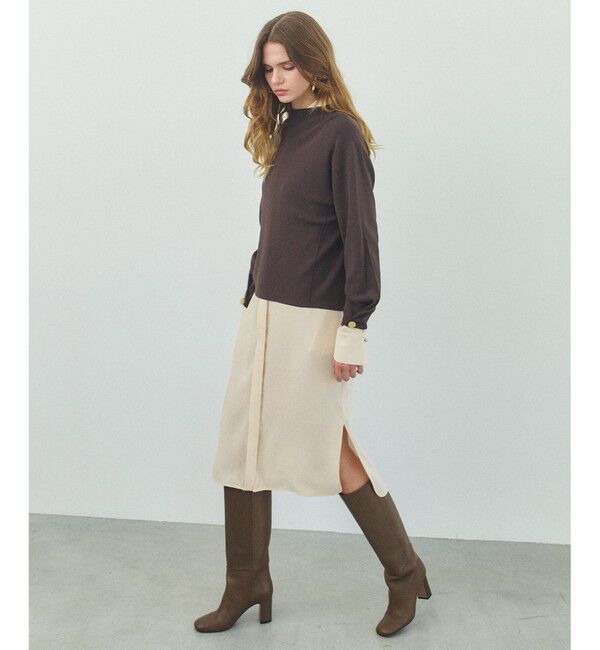BEIGE,「GARDEN / ドルマンシャツワンピース」|ドレス|