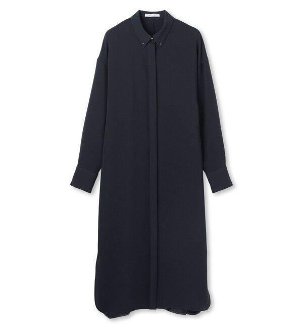 BEIGE,「GARDEN / ドルマンシャツワンピース」|ドレス|Navy