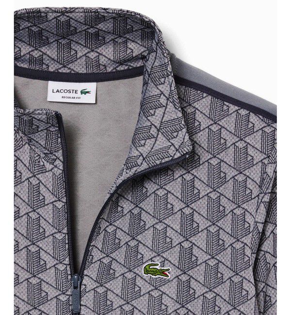 LACOSTE「モノグラムジャカードトラックジャケット 【セットアップ対応】」|スウェット・ジャージ|