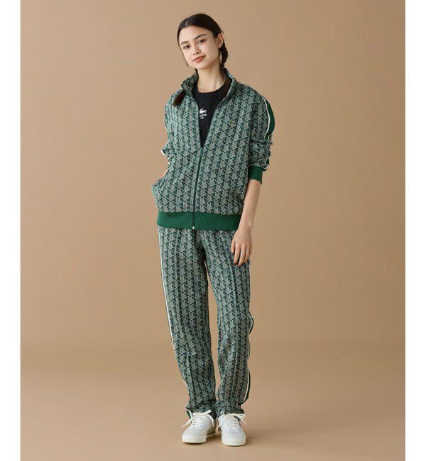 LACOSTE「モノグラムジャカードトラックジャケット 【セットアップ対応】」|スウェット・ジャージ|