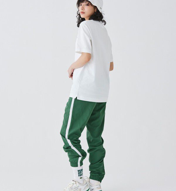 LACOSTE「アウトラインクロッククルーネック半袖Tシャツ」|Tシャツ・カットソー|