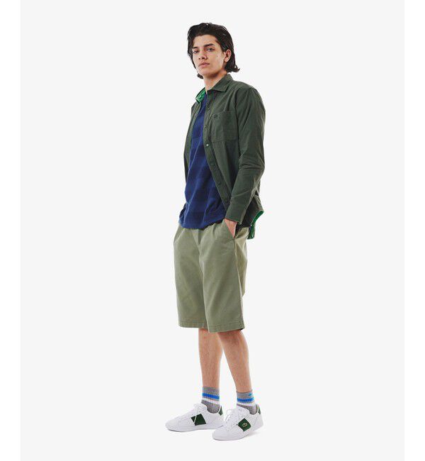 LACOSTE「ラインドアメリブショートソックス」|ソックス|