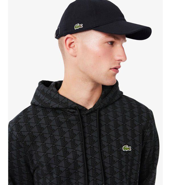 LACOSTE「オールオーバーモノグラムスウェットフーディー」|パーカー|