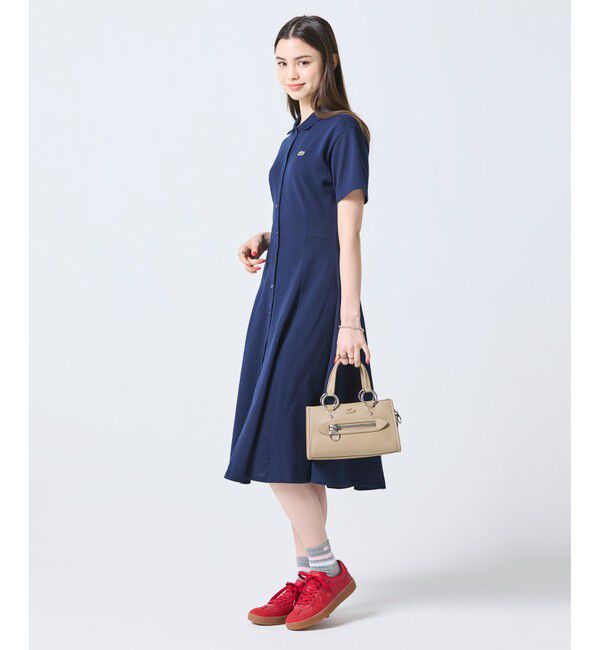 LACOSTE「セリス スモール トップハンドルバッグ」|ハンドバッグ|