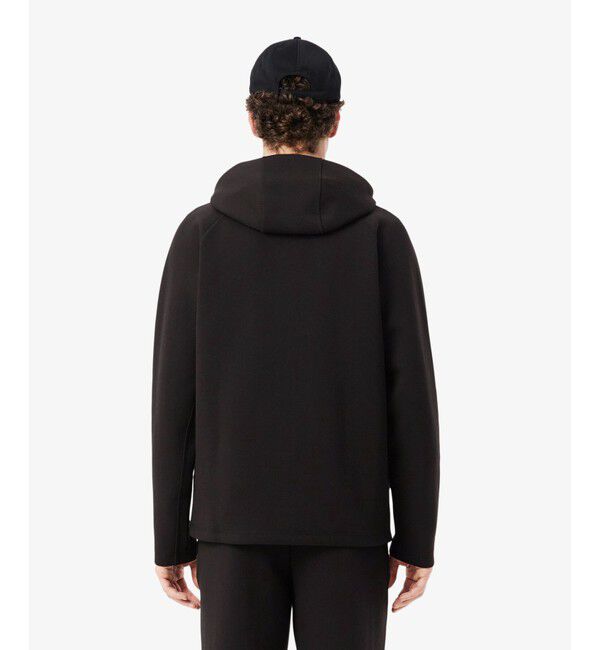 LACOSTE「ダブルフェイススウェットジップフーディー」|パーカー|
