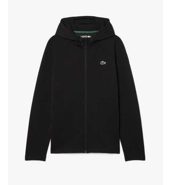 LACOSTE「ダブルフェイススウェットジップフーディー」|パーカー|