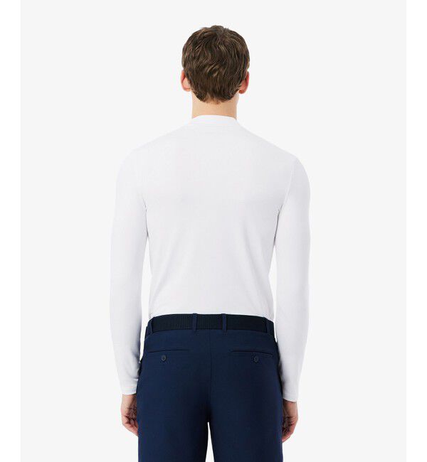 LACOSTE「ウルトラドライモックネックTシャツ」|Tシャツ・カットソー|