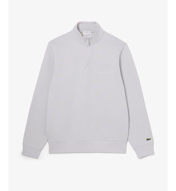 LACOSTE「ハイネックエンボスハーフジップスウェットシャツ」|スウェット・ジャージ|