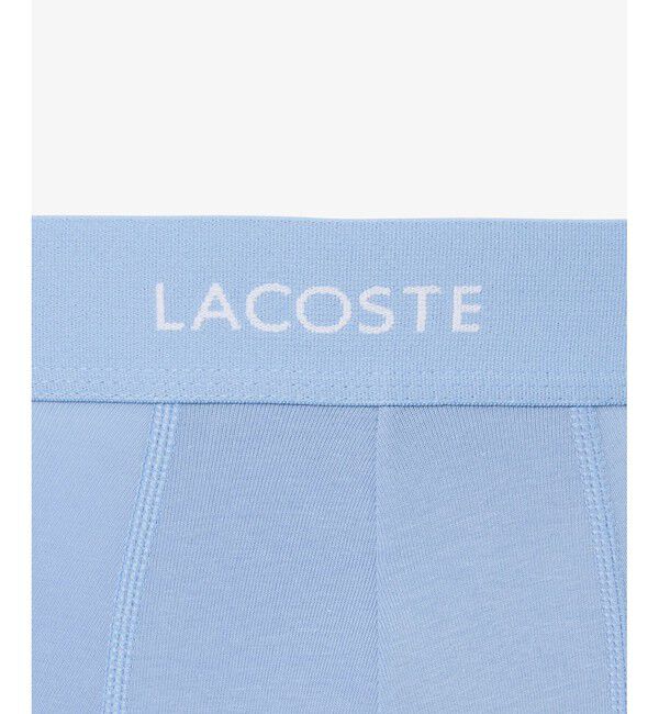 LACOSTE「ブランドロゴウエストバンドトランクショーツ3枚セット / ボクサーパンツ」|インナー|