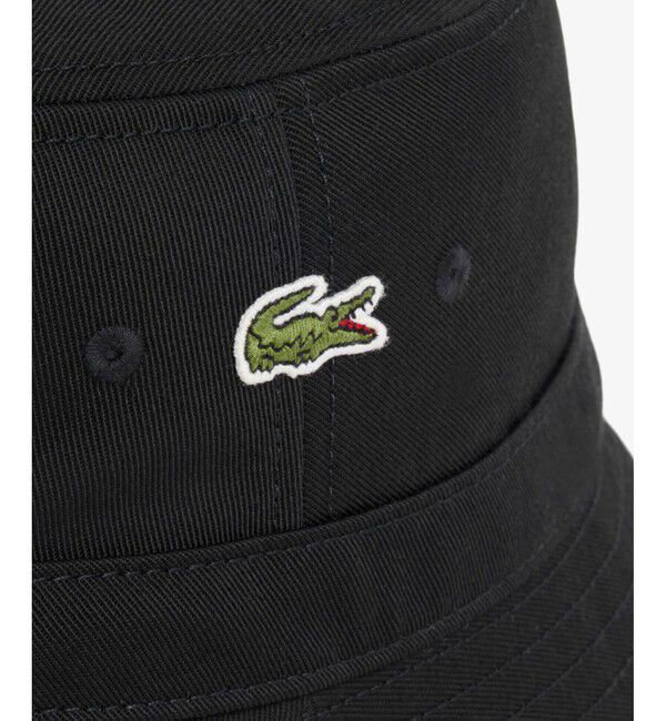 LACOSTE「コットンツイルバケットハット」|ハット|