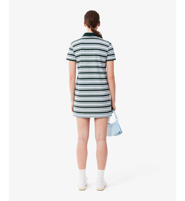 LACOSTE「マルチボーダーポロドレス / ワンピース」|ワンピース|