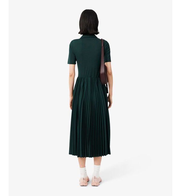 LACOSTE「プリーツジャージポロドレス / ポロワンピース」|ワンピース|