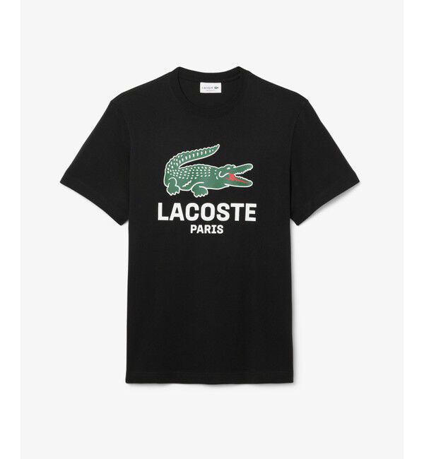 LACOSTE「ビッグワニロゴプリントTシャツ」|Tシャツ・カットソー|