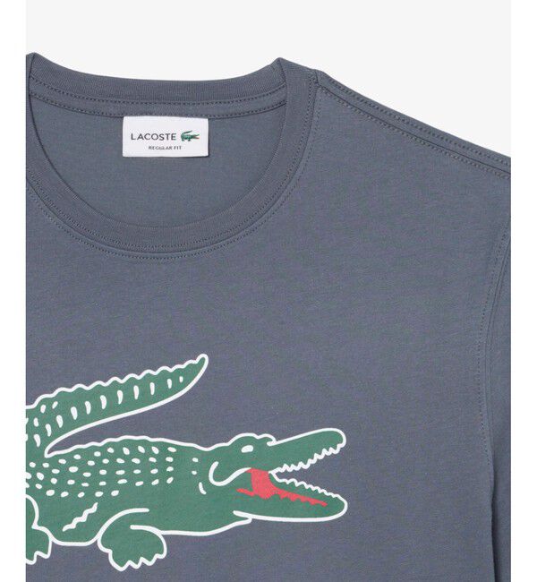 LACOSTE「ビッグワニロゴプリントTシャツ」|Tシャツ・カットソー|