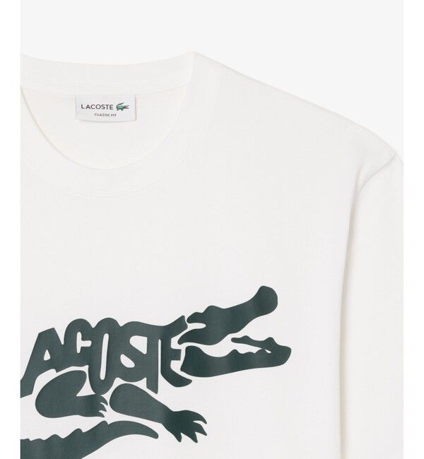 LACOSTE「ビッグワニグラフィックプリントTシャツ」|Tシャツ・カットソー|