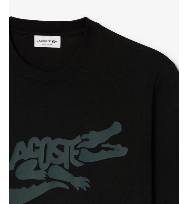 LACOSTE「ビッグワニグラフィックプリントTシャツ」|Tシャツ・カットソー|