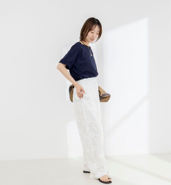 NOLLEY'S「【WEB限定】ウォッシャブルリヨセル綿オトナT」|Tシャツ・カットソー|