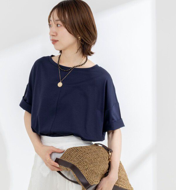 NOLLEY'S「【WEB限定】ウォッシャブルリヨセル綿オトナT」|Tシャツ・カットソー|