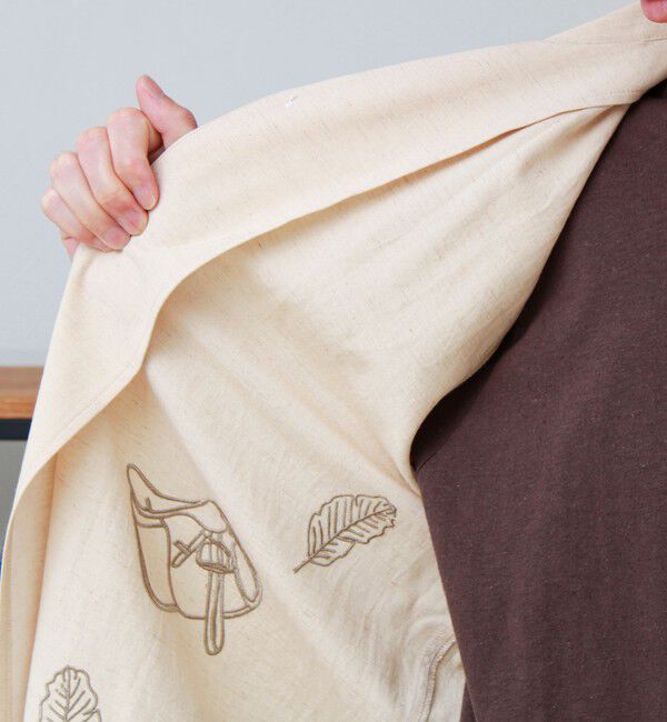 GLOSTER「【GEVACO/ゲバコ】刺繍オープンカラーシャツ」|シャツ・ブラウス|