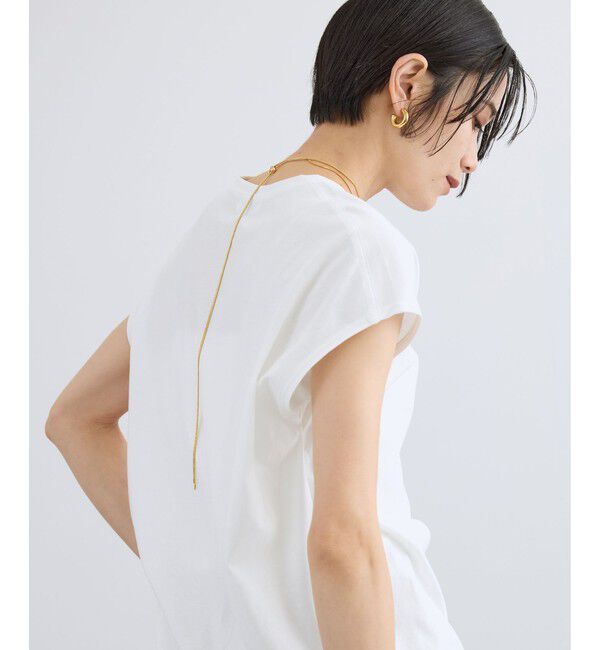 SALON adam et rope'「プリマベールリラックスドルマンスリーブプルオーバー / UVケア」|Tシャツ・カットソー|オフホワイト(15)