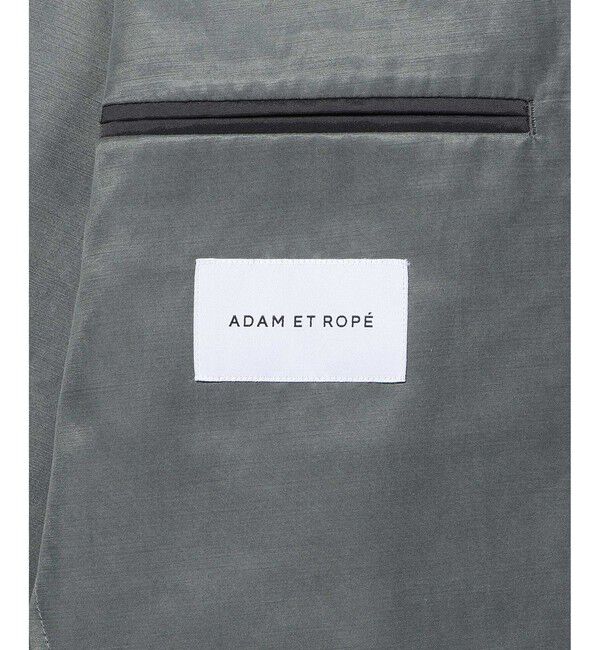 ADAM ET ROPE'「コットンキュプラ　シングルジャケット」|テーラードジャケット|
