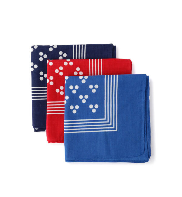 LABOUR AND WAIT「【LABOUR AND WAIT】THREE SPOT HANDKERCHIEF SKY BLUE」|タオル|