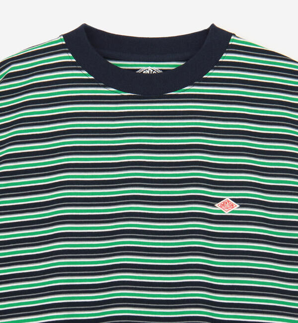 DANTON「DANTON | クルーネック 長袖ボーダーTシャツ MEN」|Tシャツ・カットソー|