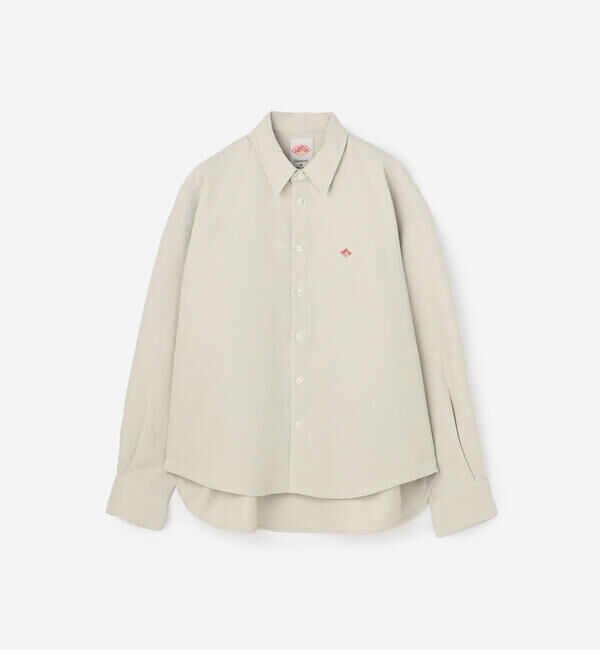 DANTON「DANTON | カルゼ レギュラーカラー長袖シャツ WOMEN」|シャツ・ブラウス|
