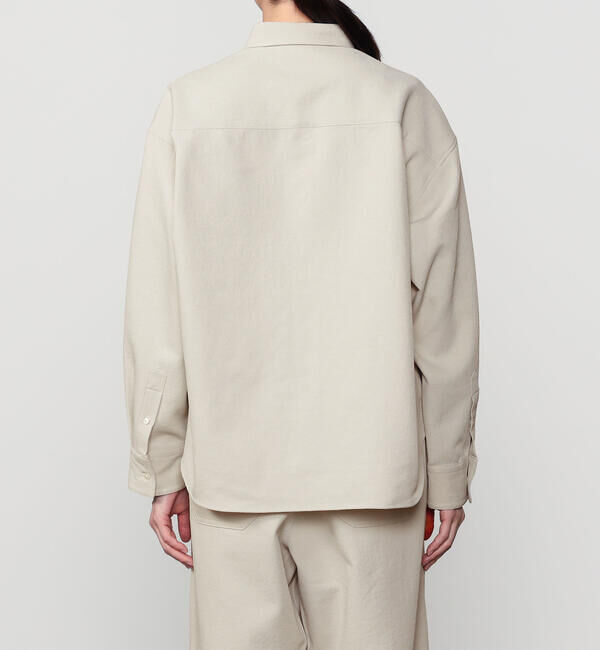 DANTON「DANTON | カルゼ レギュラーカラー長袖シャツ WOMEN」|シャツ・ブラウス|