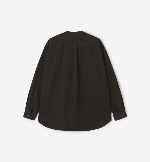 DANTON「DANTON | コーデュロイ バンドカラー長袖シャツ MEN」|シャツ・ブラウス|