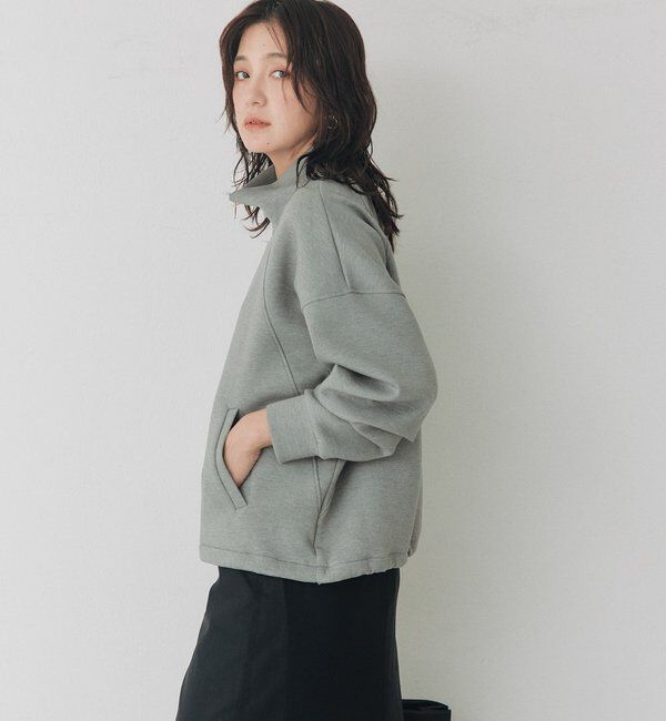  「ハーフZIPワイドプルオーバー」|Tシャツ・カットソー|